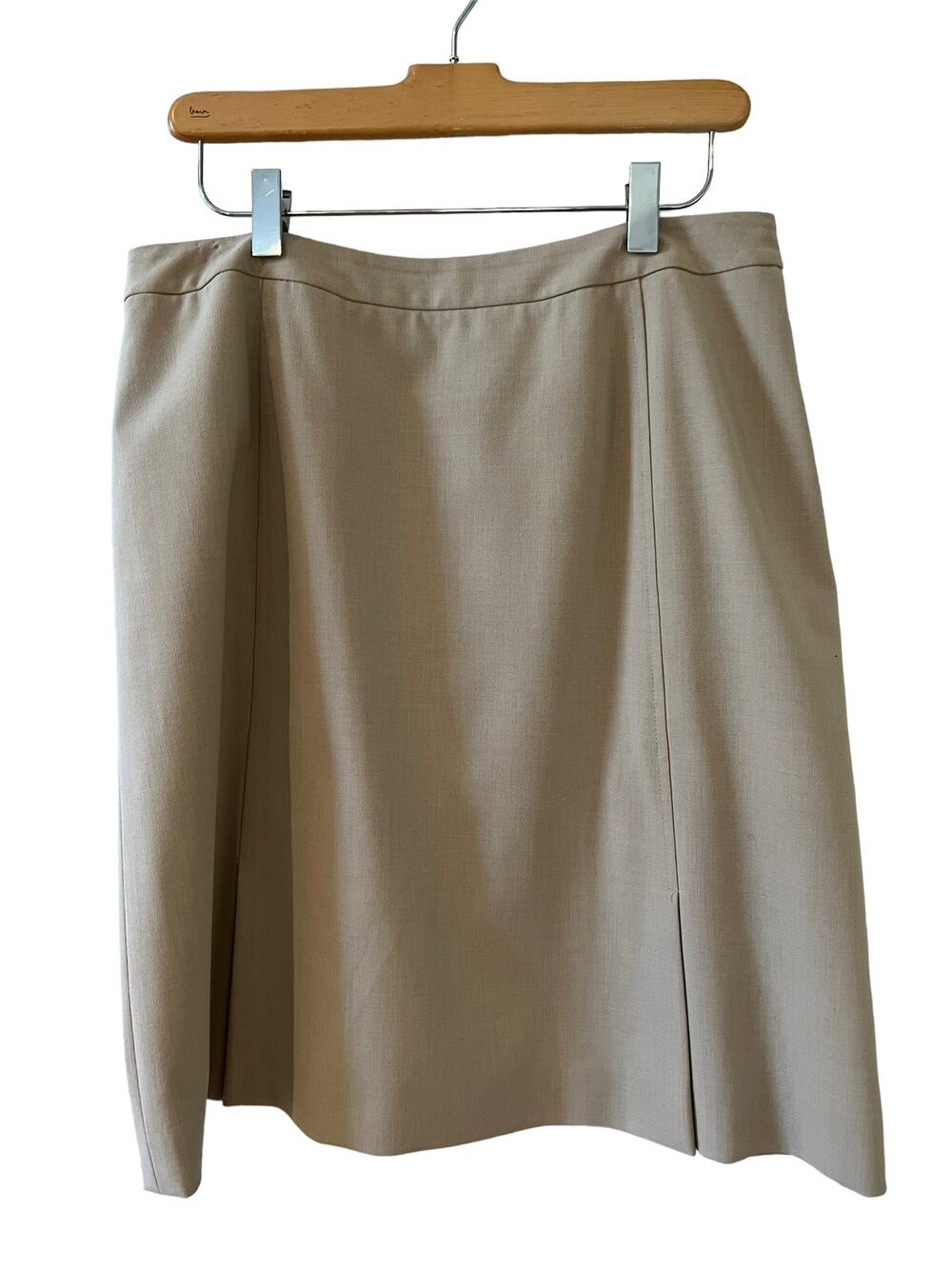 Talbots Classic Office Ready Career Skirt Tan 12P